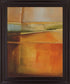 Golden Fields - 28" x 34" Framed Wall Art - Orange