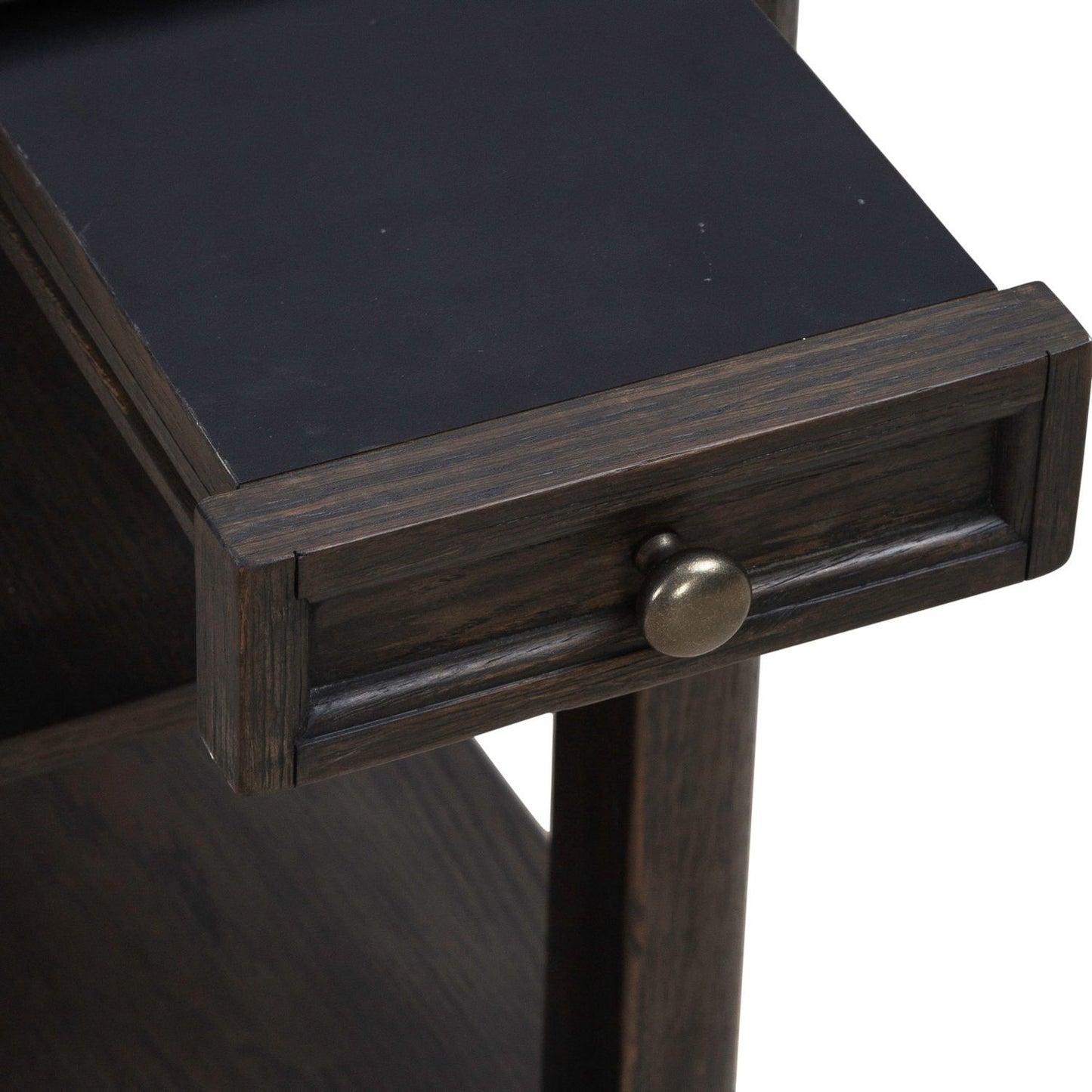 Wallace - Chair Side Table - Brown