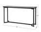 Basuto - Steel Console Table - Light Brown