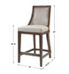 Purcell - Counter Stool - Beige