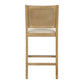 Interweave - Coastal Rattan Counter Stool - Brown