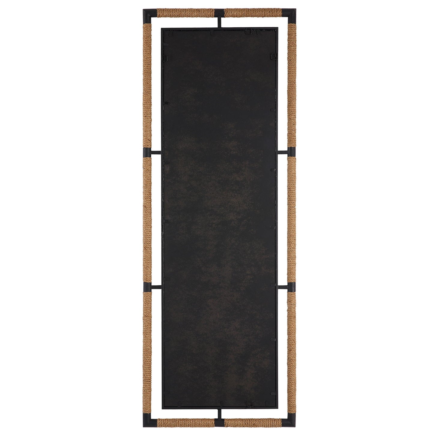 Melville - Iron & Rope Tall Mirror - Light Brown