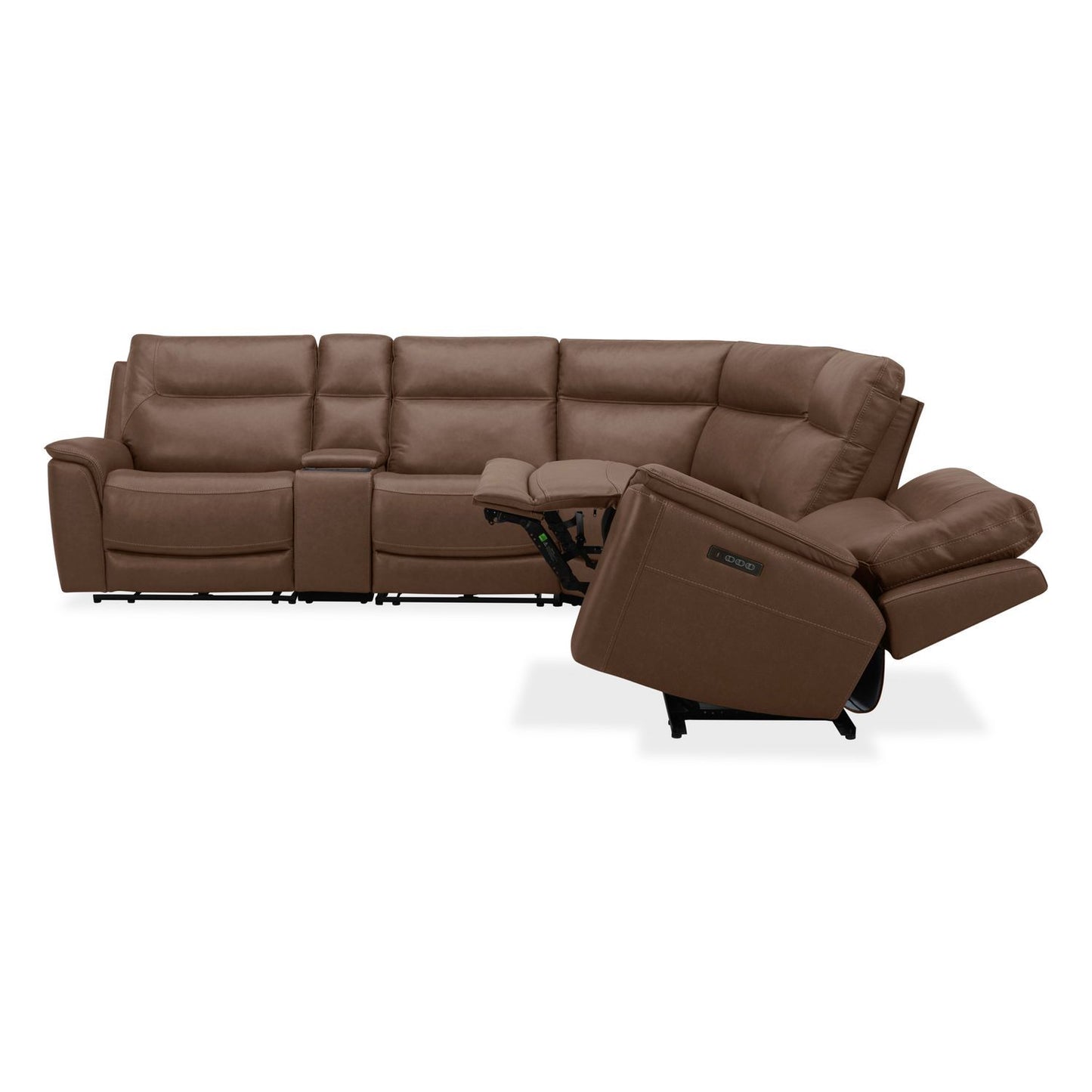 Collins - 6 Piece Sectional - York Chestnut
