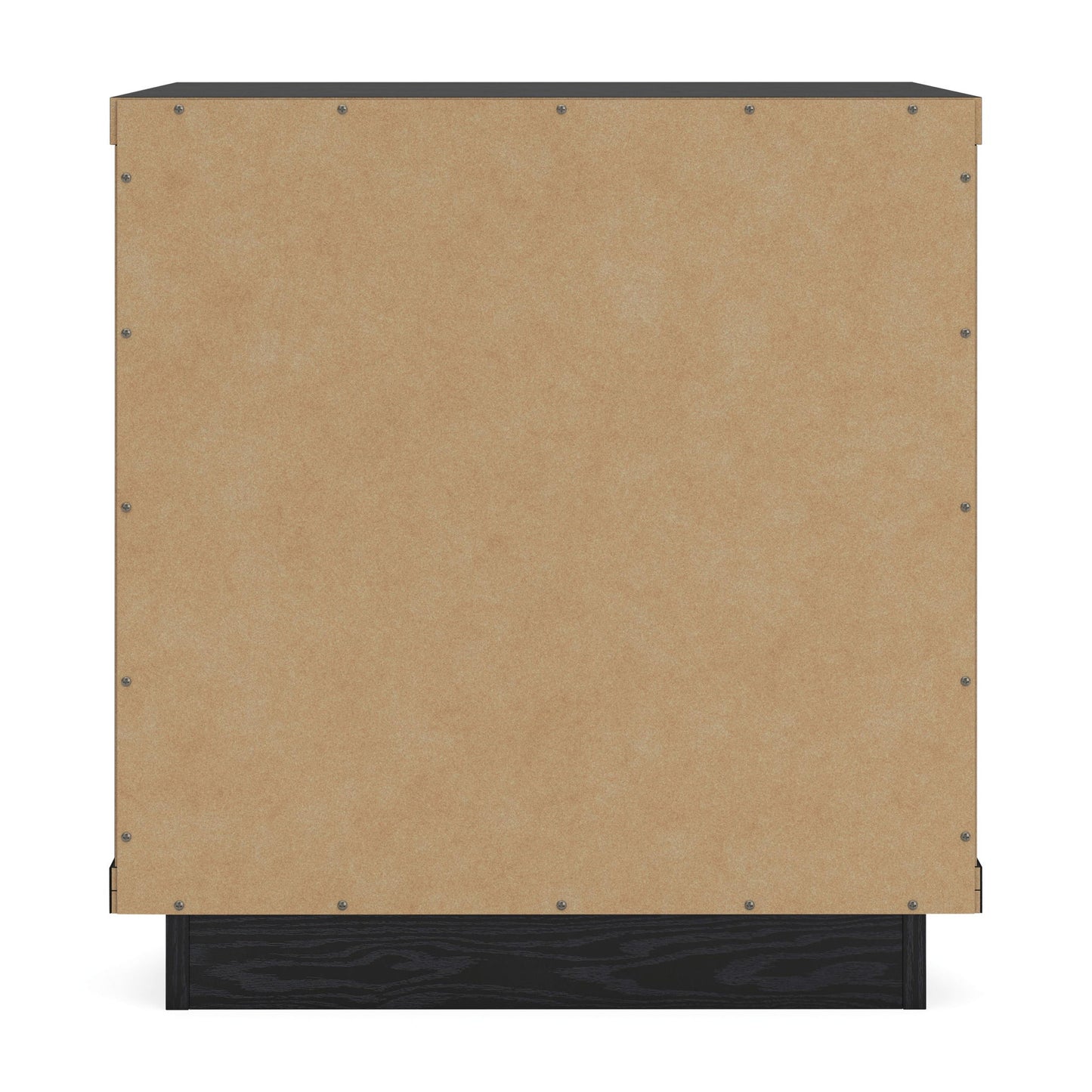 Kozmour - Two Drawer Night Stand - Black / Brown