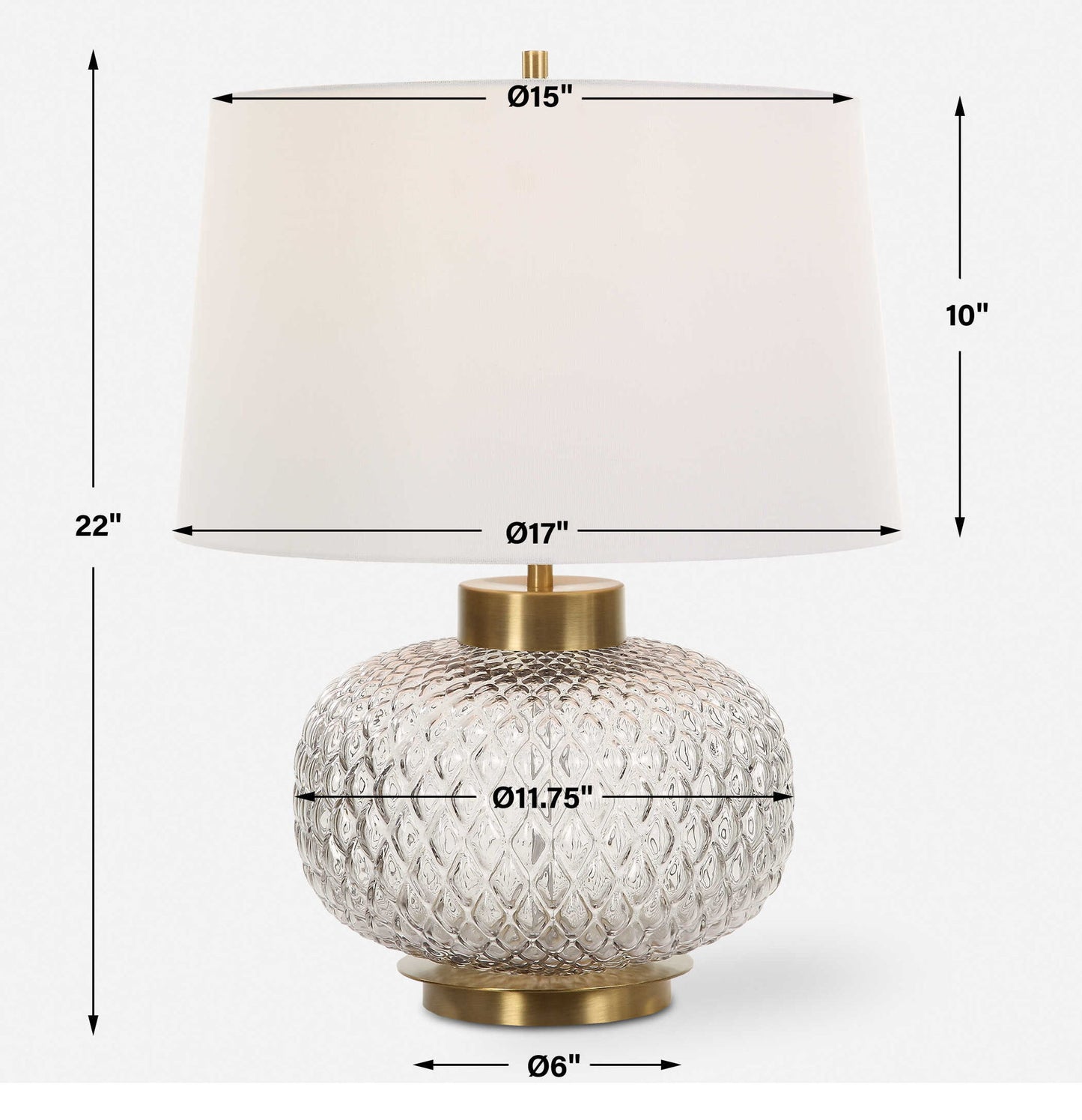 Estelle - Glass Table Lamp