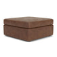 Sky - Fabric Stationary Square Cocktail Ottoman