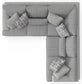 Titan - Sectional With Comfort Coil Seating And Accent Pillows Included
