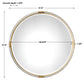 Mackai - Round Mirror - Gold