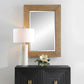 Bungalow - Grass Cloth Mirror - Light Brown