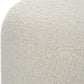 Arles - Shearling Ottoman - White