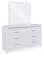 Jarlee - Dresser And Mirror - White