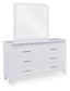 Jarlee - 4 Pc. - King Panel Bed, Dresser, Mirror And Nightstand - White