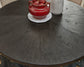 Waterfall - Round Dining Table - Deep Ebony