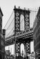 & Manhattan Bridge By Bill Carson Photography - Dark Gray