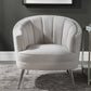 Janie - Mid-Century Accent Chair - White