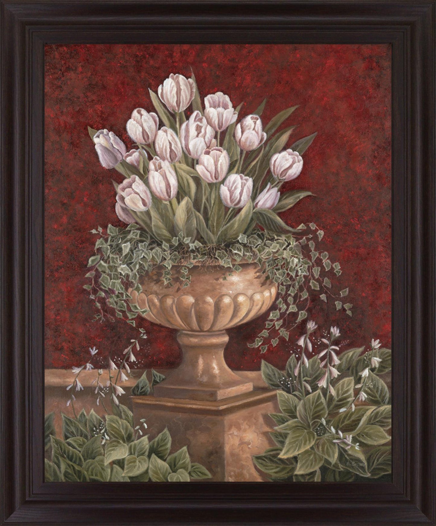 Tulip Abundance - 28" x 34" Framed Wall Art