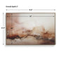 Rise - Framed Modern Canvas - Black / Brown / Orange / White