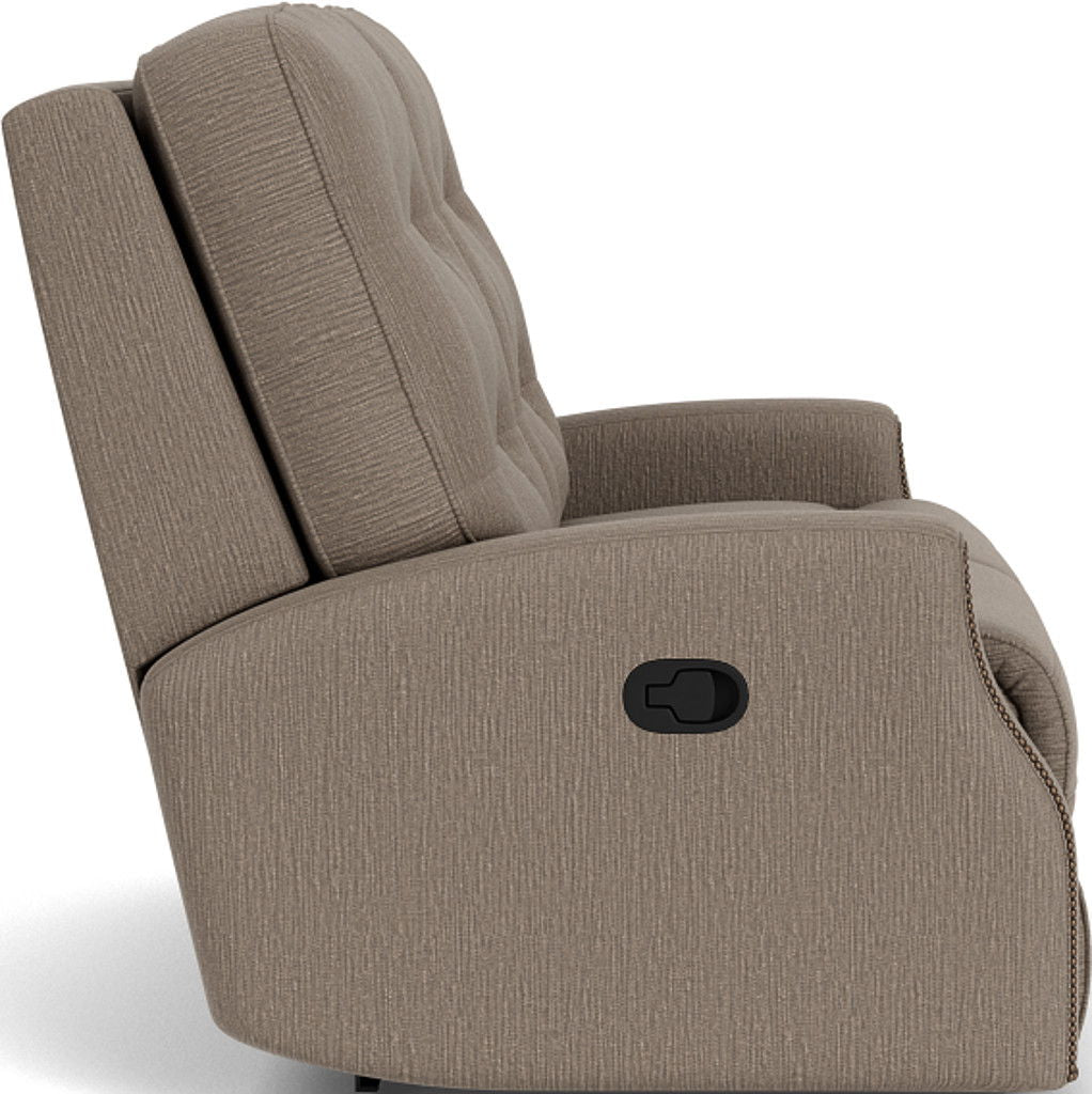 Devon - Reclining Loveseat, Nailhead Trim