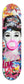 Graffiti Neon Muse - 8" x 31" Framed Wall Art - Pink