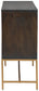 Elinmore - Accent Cabinet - Brown / Gold Finish