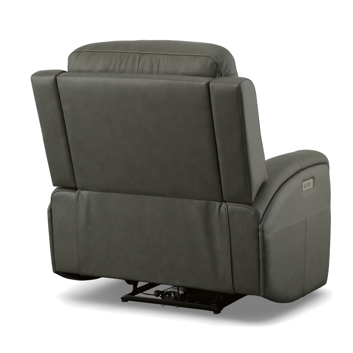 Linden - Power Swivel Gliding Recliner With Power Headrest, Lumbar, Heat & Massage