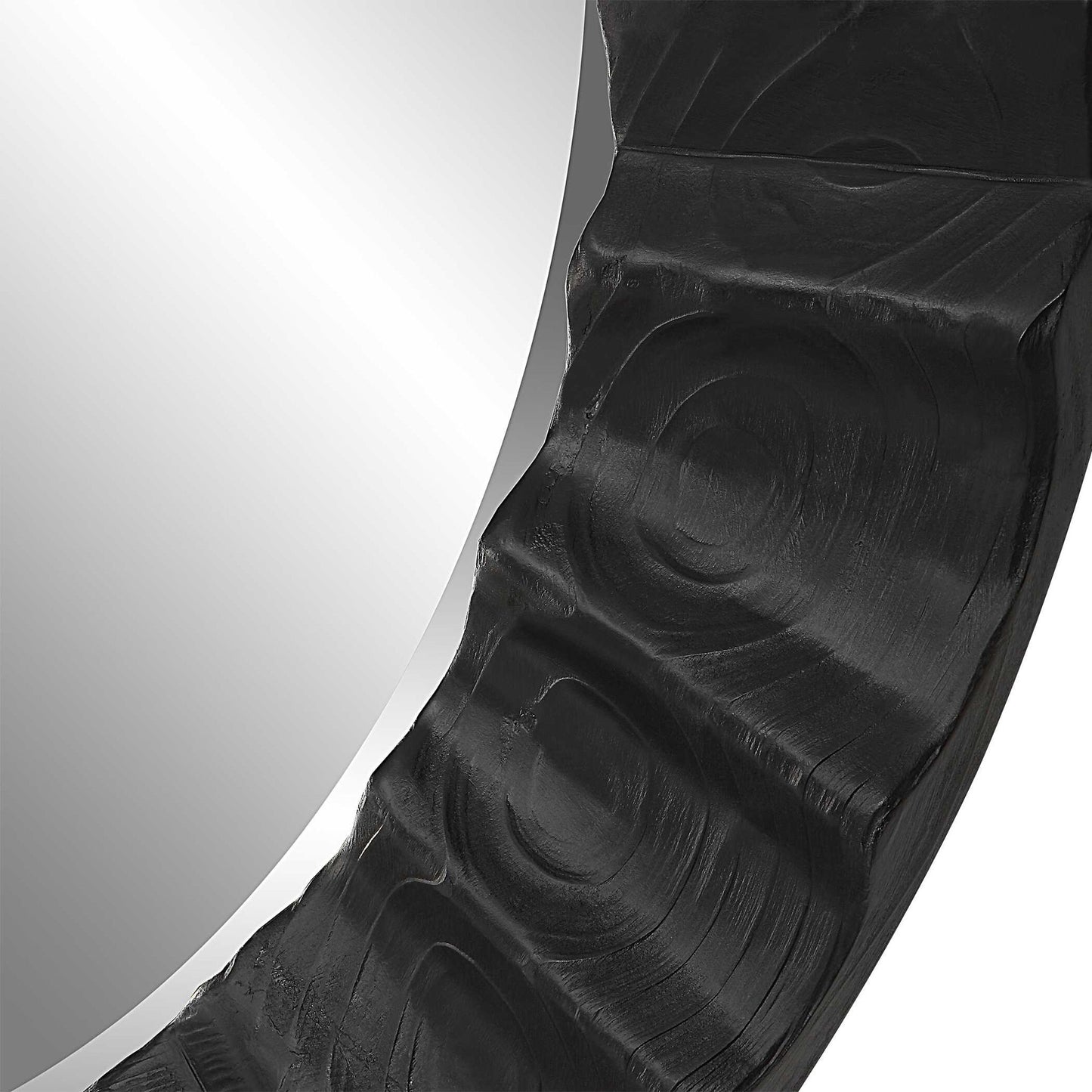 Caribou - Round Mirror - Black