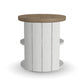Melody - Round End Table - White