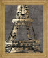 Gilded Tower - 28" x 34" Framed Wall Art - Gold