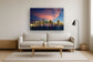 Temp Glass With Foil - Miami Skyline - Blue