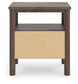 Pamytta - One Drawer Night Stand - Brown