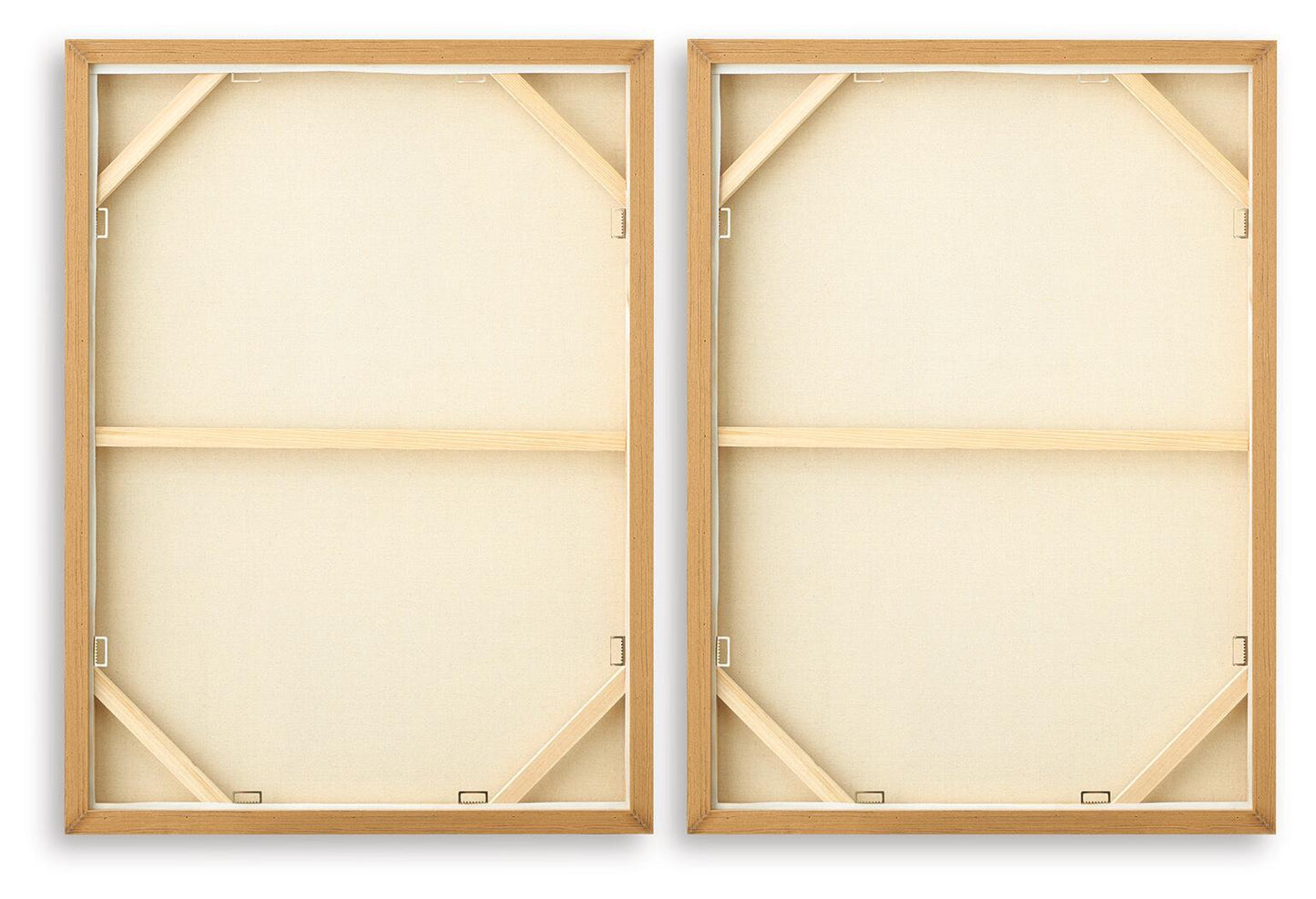 Brettwarth - Wall Art Set (Set of 2) - Green / Blue / Yellow