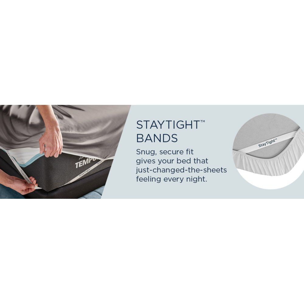 Linens - Tempur Rayon from Bamboo Sheet Set - Cool Gray