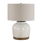 Jarret - Glaze Table Lamp - White