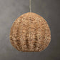 Kauri - 5 Light Wooden Bead Pendant - Brass / Woodtone