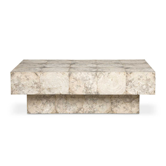 Kotoa - Bleached Coffee Table - White,Woodtone