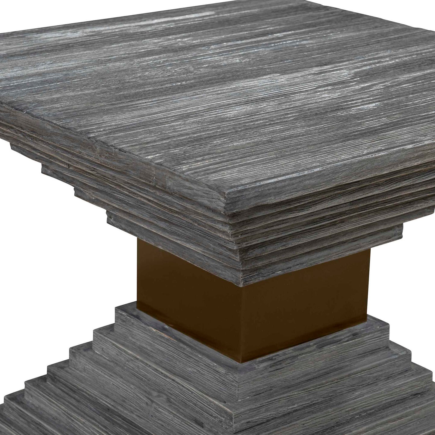 Andes - Wooden Geometric Accent Table