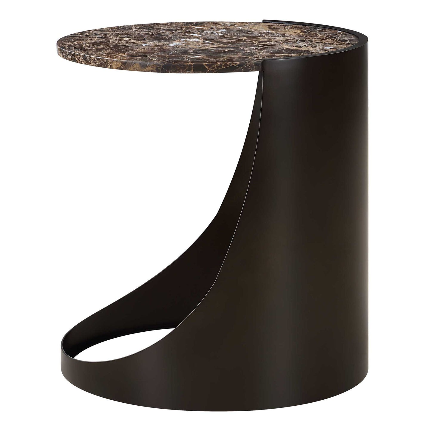 Welling - Modern Metal Side Table - Black