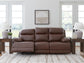 Vonryan - Power Reclining Sofa With Adj Headrest - Tobacco