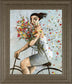 Petals By Lourenco - Framed Print Wall Art - Gray