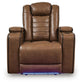 Gruaro - Power Recliner With Adjustable Headrest - Amber