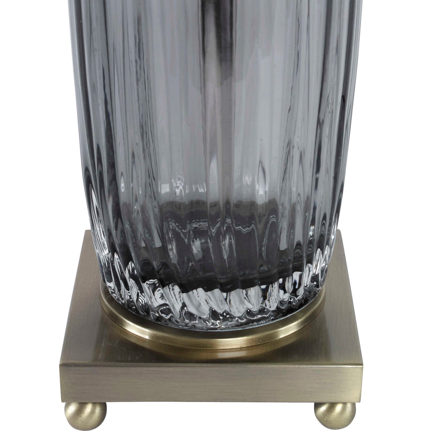 Vilminore - Glass Table Lamp - Gray
