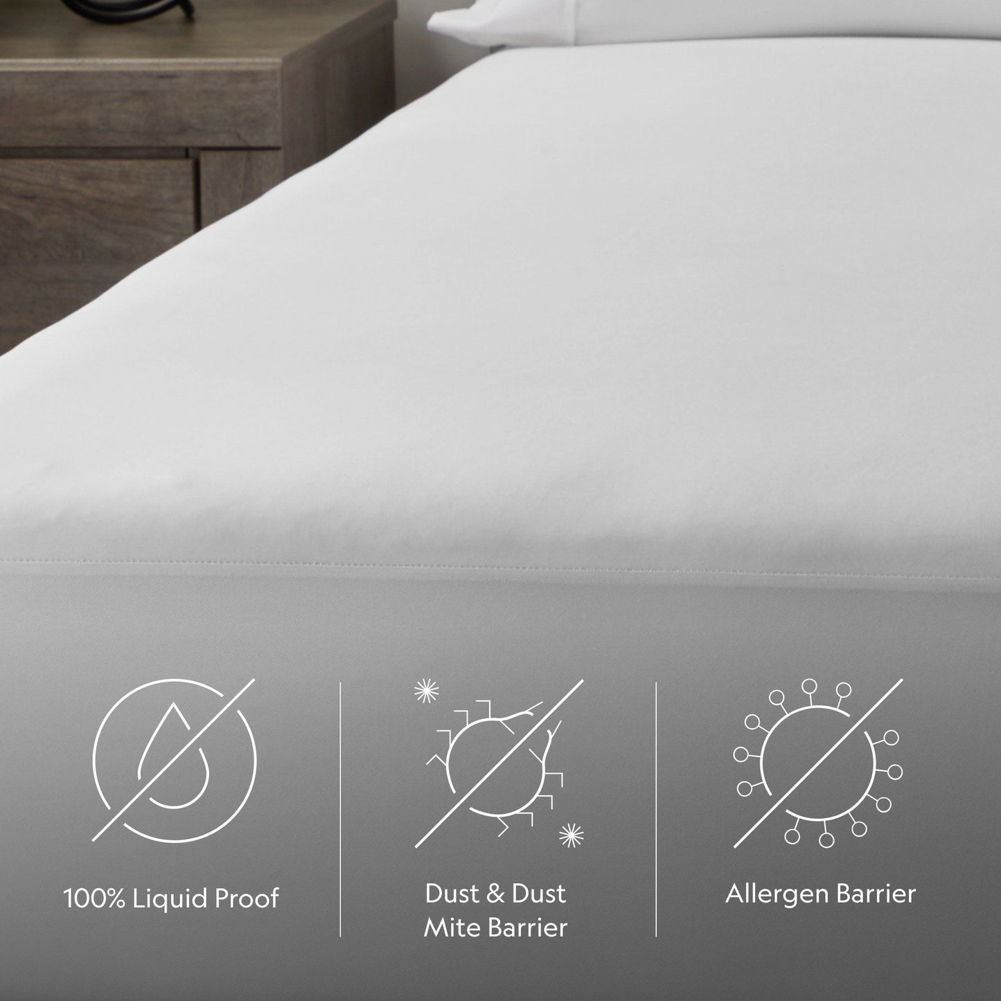 Pr1me - Smooth Split Head Mattress Protector