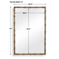 Brass Bamboo - Rectangle Mirror - Brass / Gold