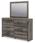 Graystorm - Dresser And Mirror - Brown Gray