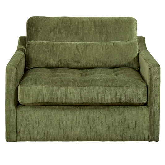 Double Martini - Swivel Chair-And-A-Half - Green