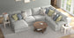 Stockbridge - Sectional With Comfort Coil Seating And 9 Accent Pillows Included