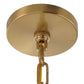 Montreal - 4 Light Brass Lantern Pendant - Gold