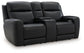 5Z-Comfort - Relaxation - Power Reclining Loveseat with Console / Adj Headrest