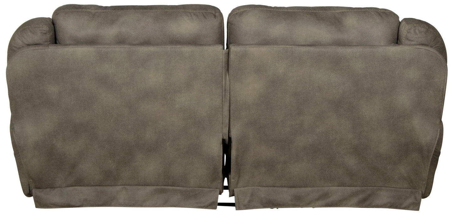 Flynn - Power Lay Flat Reclining Sofa Power Adjustable Headrest & Lumbar And Dual Heat & Massage - Fig
