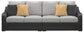 Beachcroft - 5-Piece Outdoor Sectional - Black / Light Gray